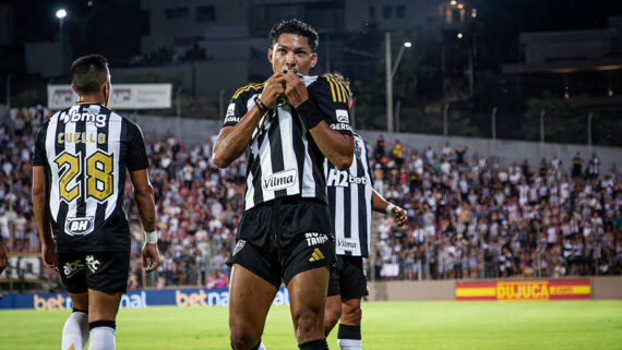 Rony marca e Galo vai à final do Mineiro. (foto:  Pedro Souza / Atlético.)