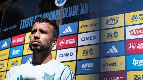 Matheus Henrique, volante do Cruzeiro. (foto: Gustavo Aleixo / Cruzeiro.)