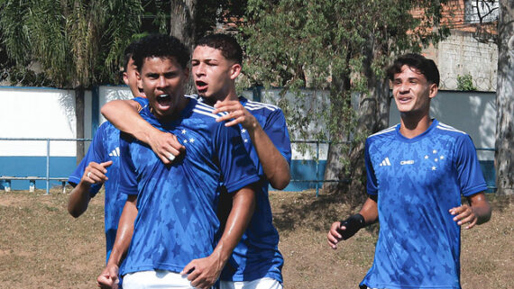 Sub-20 estreia no Brasileiro com goleada. (foto: Gustavo Martins/ Cruzeiro.)