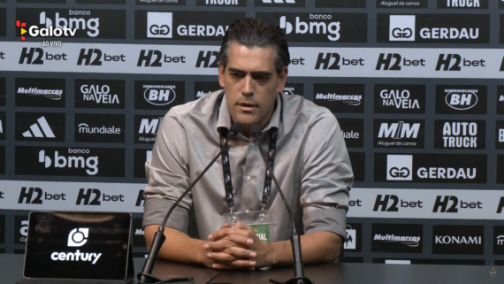 Bracks fala sobre contratação de João Marcelo.. (foto: Atlético / Site oficial)