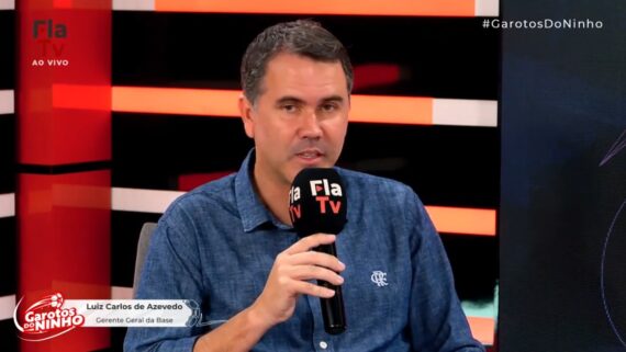 Luiz Carlos de Azevedo, novo gerente geral das categorias de base do Atlético. (foto: Reprodução / Fla TV)