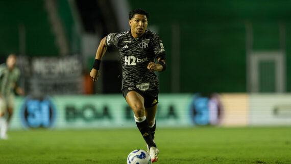 Rony na partida contra o Juventude (foto: Pedro Souza / Atlético)