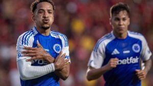 Cruzeiro chegou ao terceiro triunfo consecutivo no Brasileiro. (foto: Rafael Vieira.)