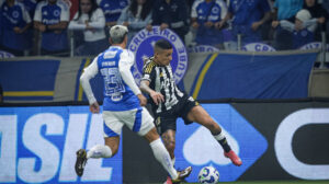 Arana no clássico contra o Cruzeiro (foto: Pedro Souza / Atlético)