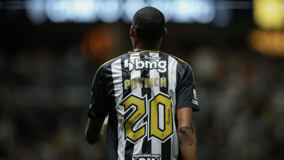 Patrick fez o seu primeiro gol pelo profissional (foto: Pedro Souza / Atlético)
