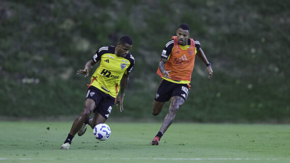 Junior Santos pode ganhar nova oportunidade entre os titulares (foto: Paulo Henrique França / Atlético)