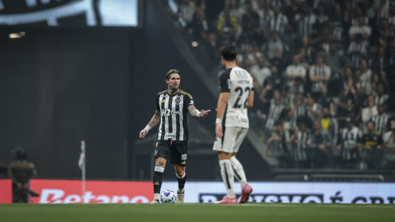 Atlético 0 x 0 Corinthians - pela décima rodada do Campeonato Brasileiro, na Arena MRV. (foto: Pedro Souza / Atlético)