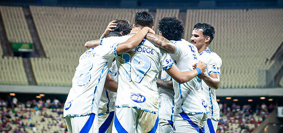 Cruzeiro bateu o Fortaleza no Castelão por 2 a 0. (foto: Samuel Andrade.)