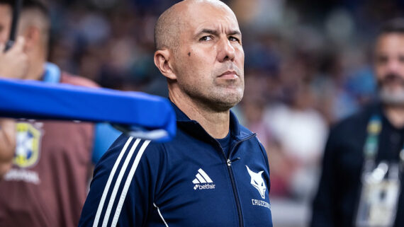 Leonardo Jardim, técnico do Cruzeiro. (foto: Gustavo Aleixo/Cruzeiro.)