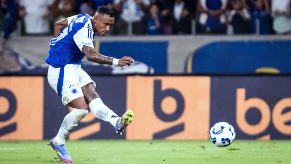 Marquinhos, atacante do Cruzeiro. (foto: Gustavo Aleixo/Cruzeiro.)