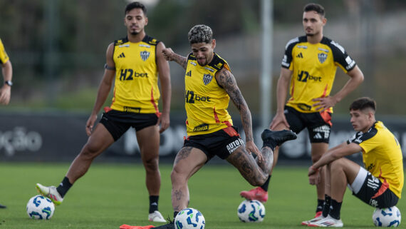 Treinamentos voltam na Cidade do Galo na próxima segunda-feira (foto: Pedro Souza / Atlético)