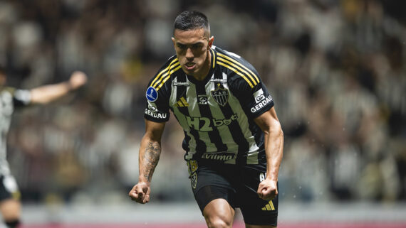 Atlético sai perdendo, mas vira e leva vantagem contra Godoy Cruz (foto: PEDRO SOUZA / FLICKR / ATLÉTICO)