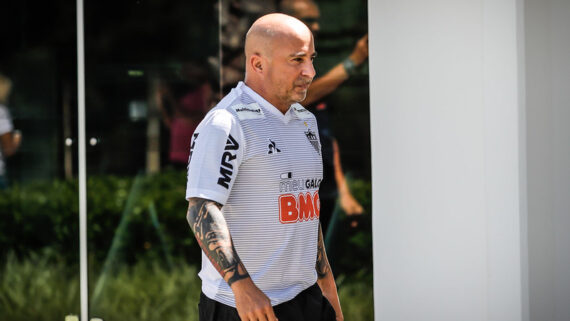 Jorge Sampaoli vai ser o novo treinador do Atlético (foto: Fotos: Bruno Cantini / Agência Galo / Atlético)