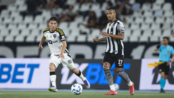 Galo vê Botafogo ter jogador expulso, mas não consegue superar alvinegro (foto: PEDROU SOUZA / FLICKR / ATLETICO)