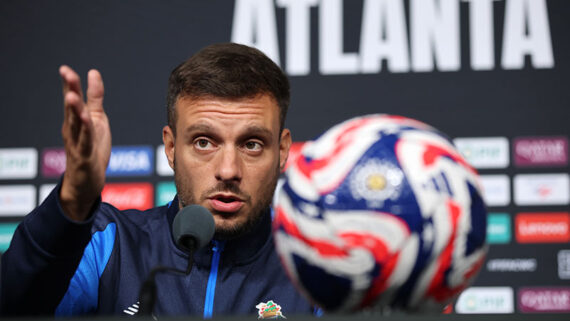 Martín Anselmi desiste de assumir o Atlético-MG (foto: Foto: Alex Grimm/Getty Images)