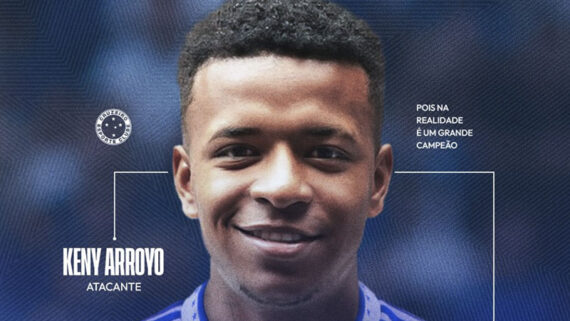 Cruzeiro anuncia contratação de Keny Arroyo (foto: Foto: Reprodução / twitter Cruzeiro)