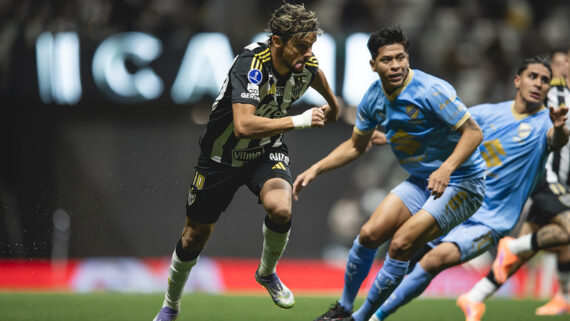 Gustavo Scarpa atuando pelo Galo (foto: Pedro Souza / Atlético)