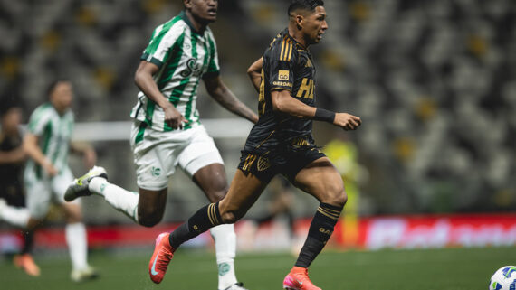 Rony no empate em 0 x 0 com o Juventude (foto: Pedro Souza / Atlético)