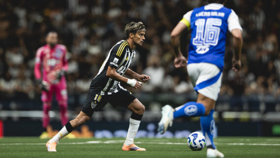 Galo 1 x 1 Cruzeiro pela vigésima oitava rodada do Campeonato Brasileiro, na Arena MRV. (foto: Pedro Souza / Atlético)
