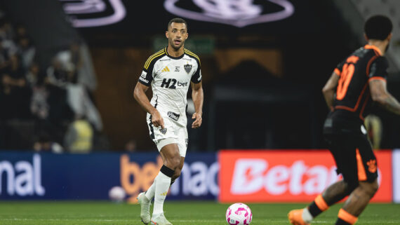 Vitor Hugo no confronto contra o Corinthians (foto: Pedro Souza / Atlético)