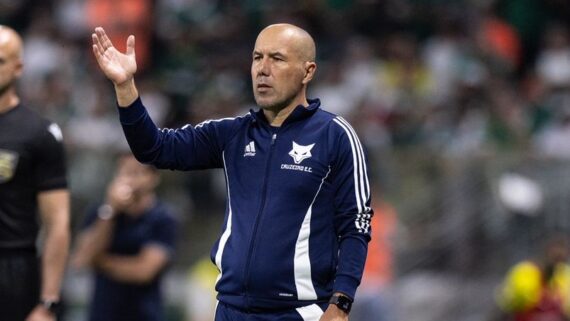 Jardim faz forte desabafo após empate do Cruzeiro contra o Palmeiras. (foto: Caíque Coufal / Cruzeiro)