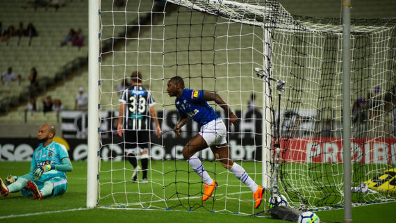 Última vitória do Cruzeiro sobre o Vozão no Castelão foi em 2018. (foto: Bruno Haddad/Cruzeiro E.C.
)