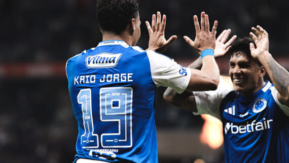 Cruzeiro faz acordo com STJD e evita punições a Kaio Jorge e Lucas Romero. (foto: Gustavo Martins/Cruzeiro.)