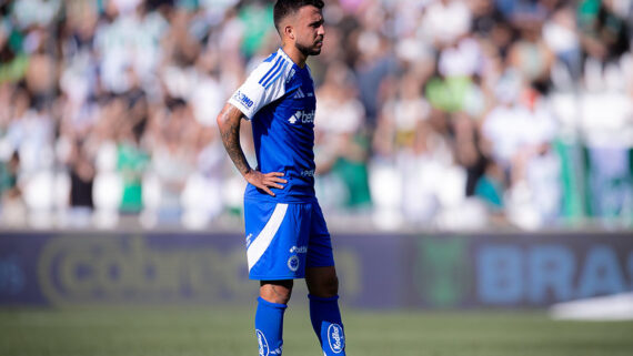 Matheus Henrique voltou a atuar após 46 dias. (foto: Lucas Bubols/Cruzeiro.)
