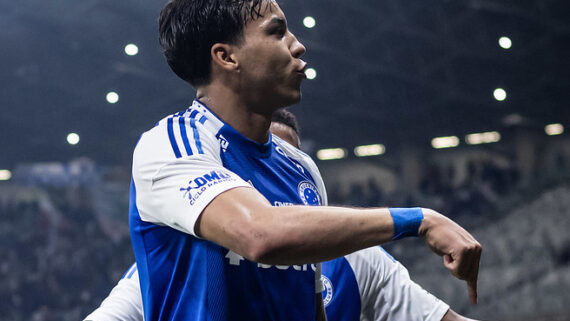 Kaio Jorge se isola na artilharia do Brasileiro. (foto: Gustavo Aleixo / Cruzeiro.)