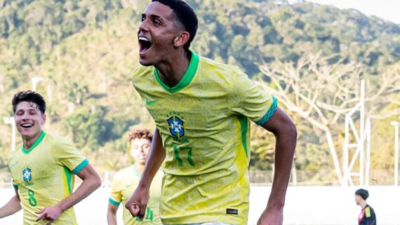 Pietro Tavares marcou o gol que levou para os pênaltis no último minuto. (foto: Leo Piva/Staff Images/CBF)