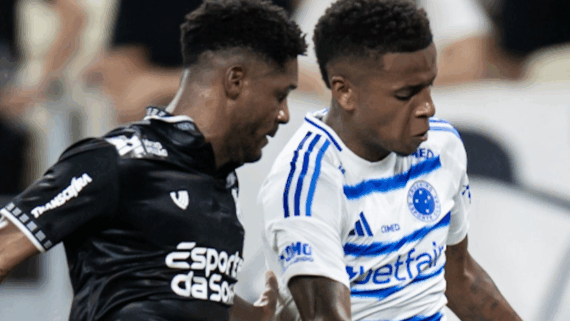 Arroyo sentiu a coxa durante duelo contra o Ceará. (foto: Samuel Andrade/Cruzeiro.)