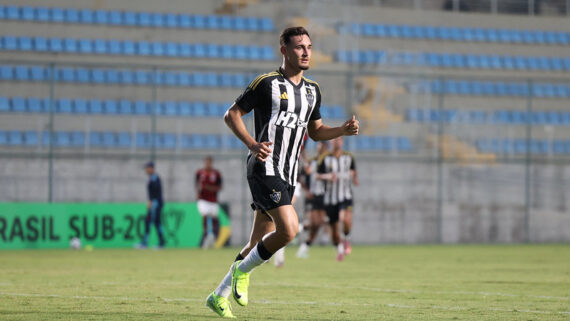 João Marcelo pelo sub-20 do Atlético (foto: Daniela Veiga / Atlético)