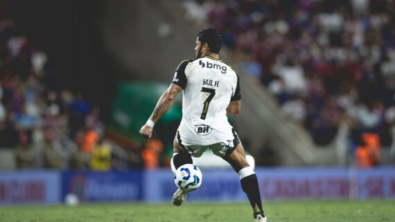 Hulk na partida contra o Fortaleza (foto: Pedro Souza / Atlético)