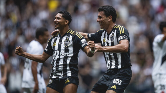 Rony deu assistência para Alonso na goleada diante do Vasco (foto: Pedro Souza / Atlético)