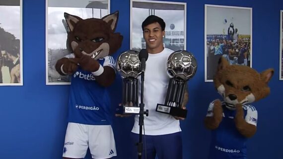 Kaio Jorge é premiado como melhor atacante e artilheiro; Cruzeiro é destaque (foto: REPRODUÇÃO / XSPORTS)