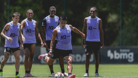 Treinamento na Cidade do Galo (foto: Pedro Souza / Atlético)
