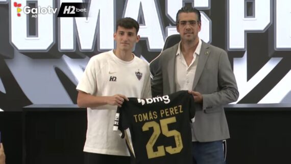 Apresentação Tomás Perez (foto: Reprodução / Galo TV)