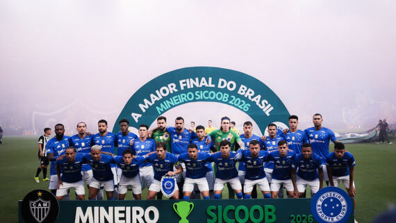 Cruzeiro bate o Atlético e volta a ser campeão mineiro. (foto: Gustavo Martins/ Cruzeiro.)