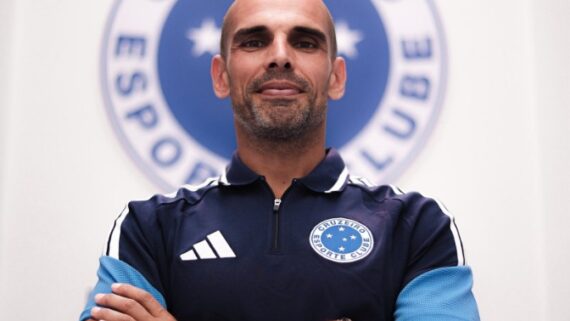Pedro Duarte, novo técnico do Sub-20. (foto: Gustavo Martins/Cruzeiro.)