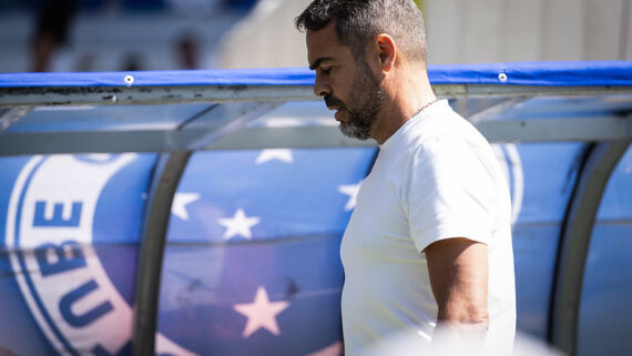 Artur Jorge, técnico do Cruzeiro. (foto: Gustavo Aleixo/Cruzeiro.)